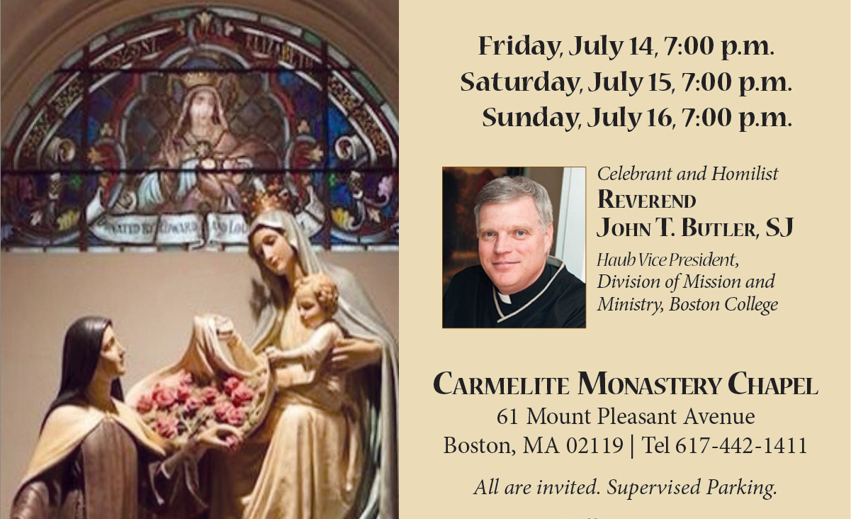 Our Lady Of Mount Carmel Triduum Mass Homilies - Boston Carmel